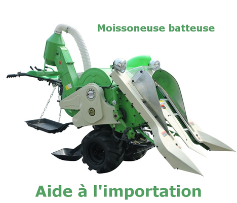 mini moissoneuse batteuse prélèvement d'échantillon de blé de céréale